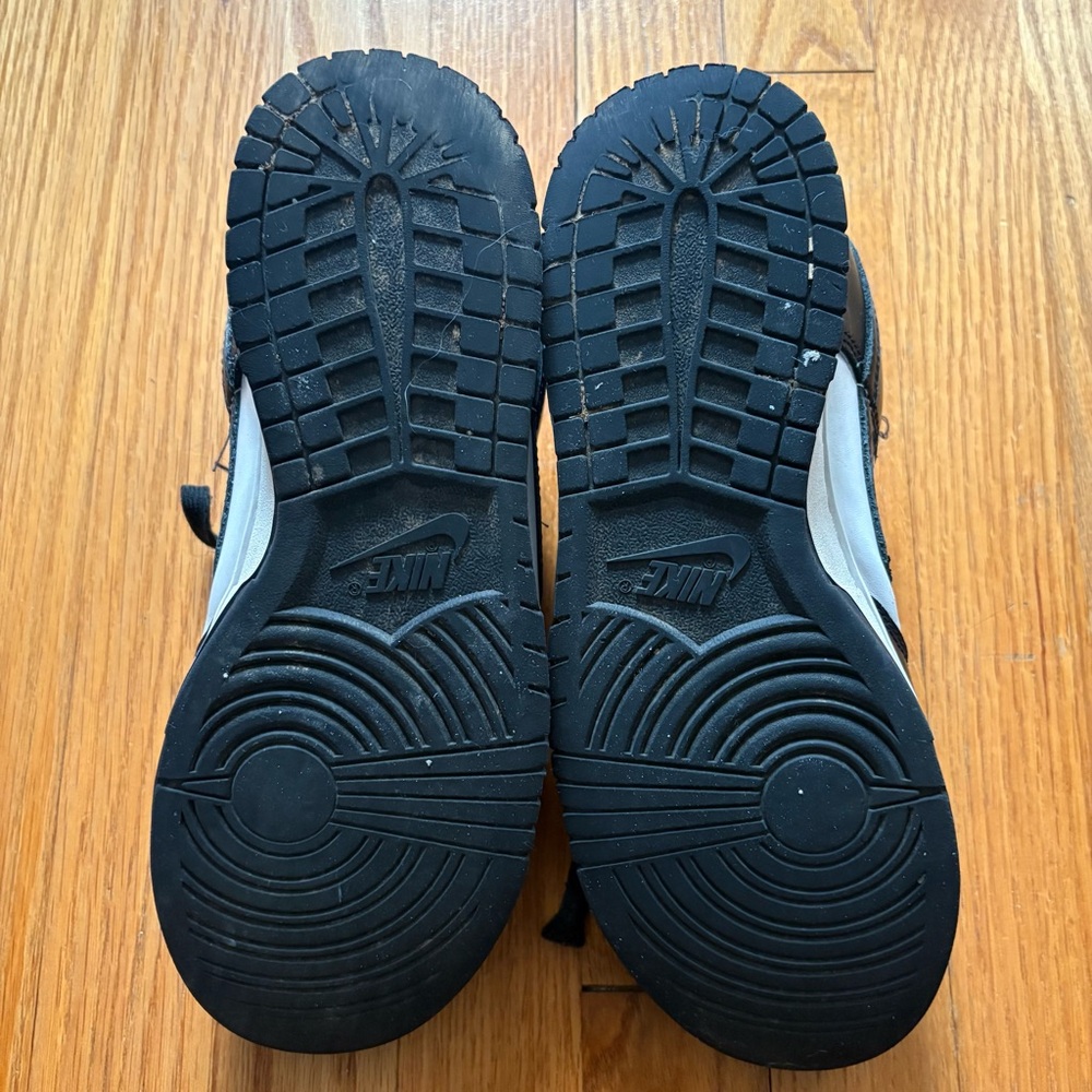 Nike Men's Dunk Low Retro Panda Black White Size 8 Leather - Picture 13 of 15